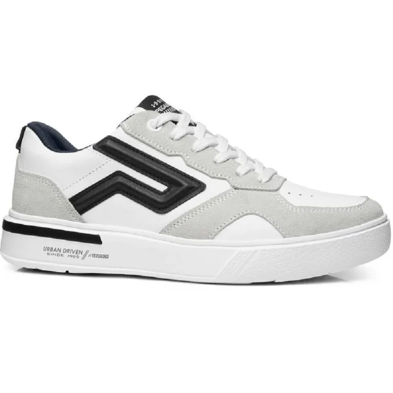 Sapatenis Pegada Ref 111951-2 Branco/cinza/preto 042