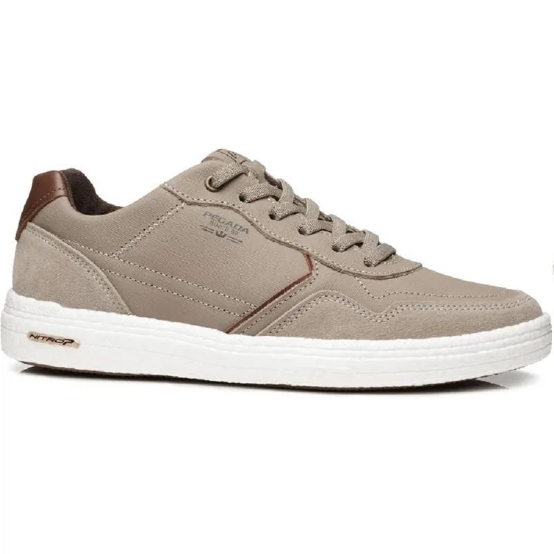 Sapatenis Pegada Ref 112003-08 Cinza Escuro/marrom 041 - Pegada