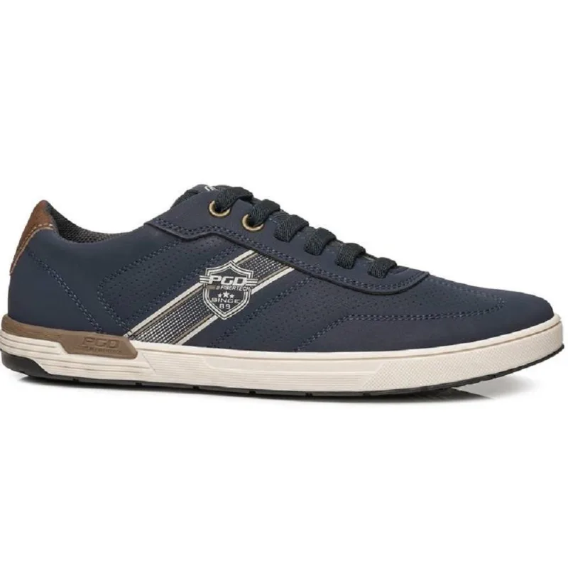 Sapatenis Pegada Ref 171311-08 Azul/marrom 038 - Pegada