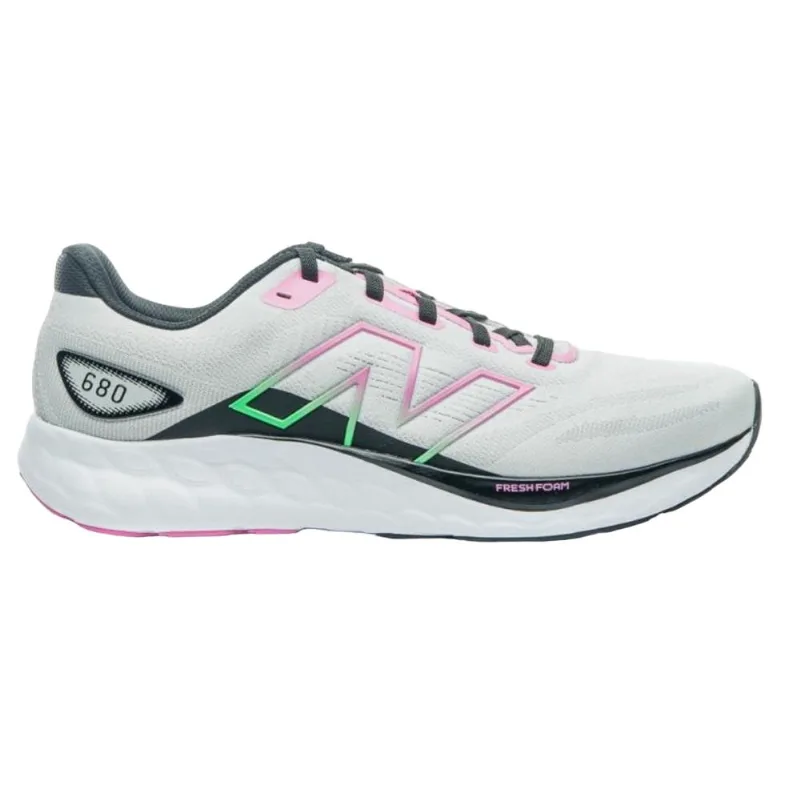 Tenis New Balance Fresh Foam 680v8 Cinza/rosa 038
