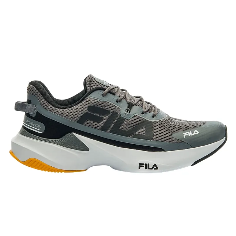 Tênis Fila Recovery Cinza Amarelo-masculino