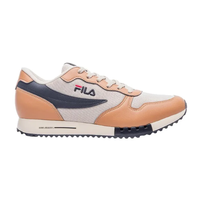 Tenis Fila Euro Jogger Sport Amendoa/bege/preto 044