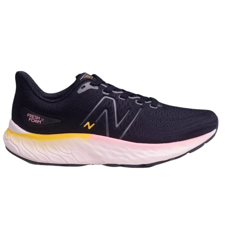 Tênis New Balance Evoz V3 Feminino Preto e Rosa