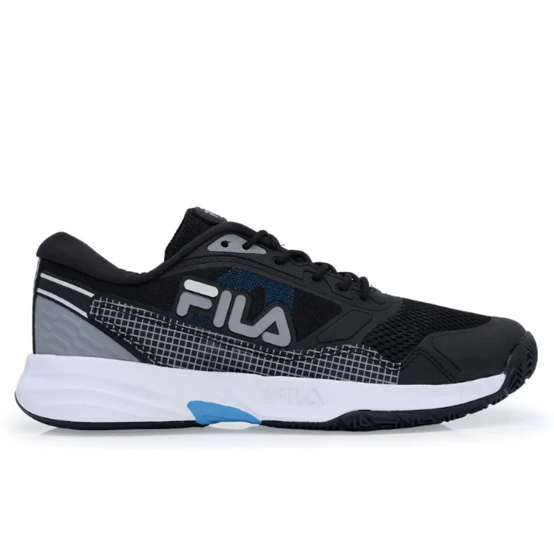 Tênis Fila Serve Preto Cinza e Azul