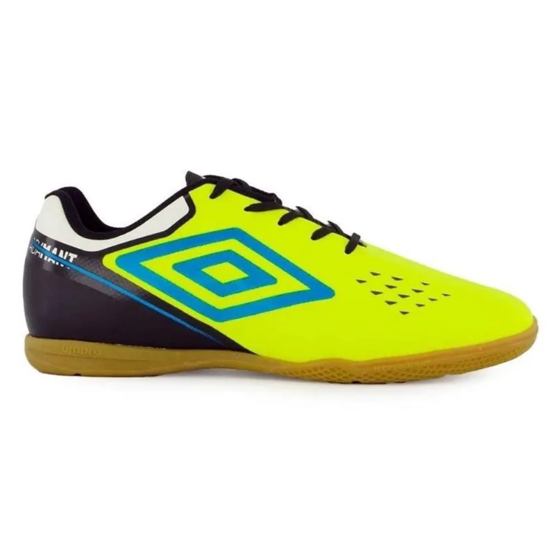 Chuteira Umbro Futsal Adamant Top Speed Amarelo-Infantil
