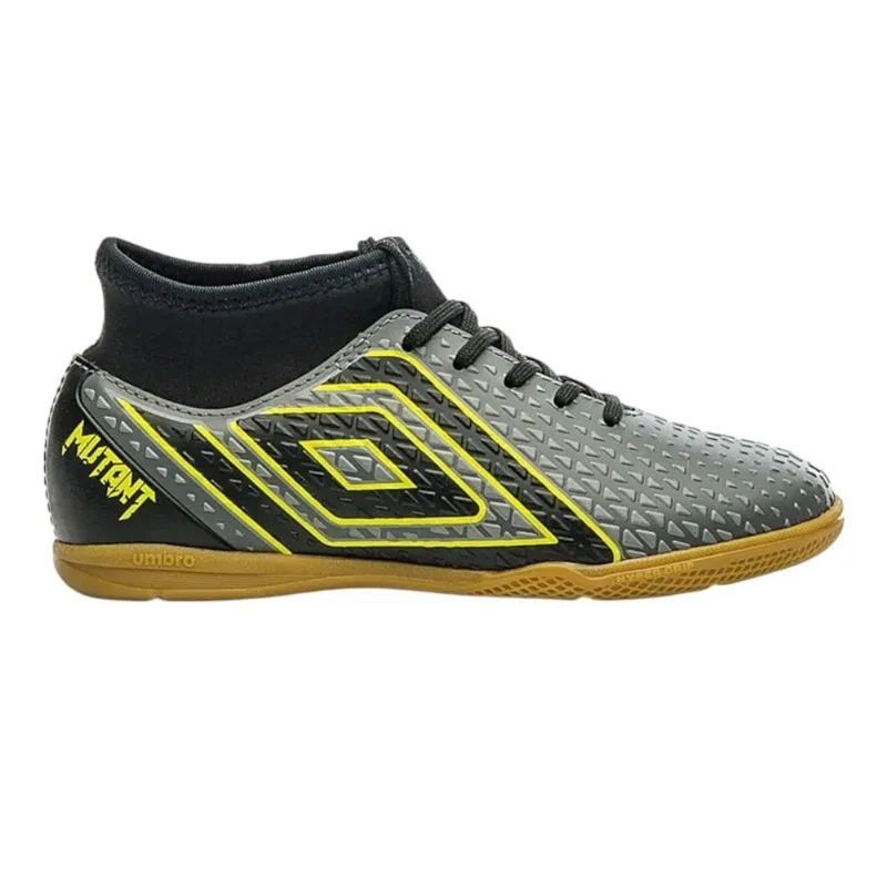 Chuteira Futsal Umbro Mutant Infantil 31 / Cinza