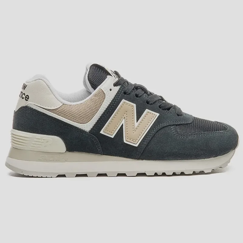 Tênis New Balance 574v2 Feminino Preto Bege