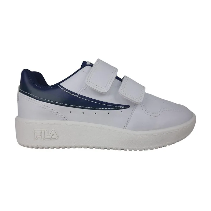 Tênis Fila Arcade VLC Branco e Azul Infantil 28 / Branco