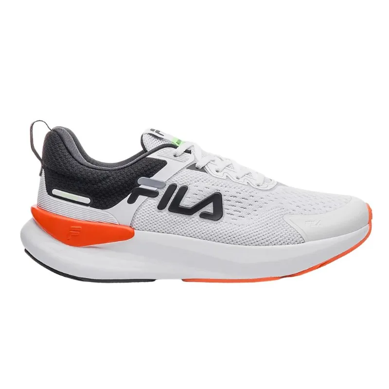 Tenis Fila Improve Branco/preto/laranja 040