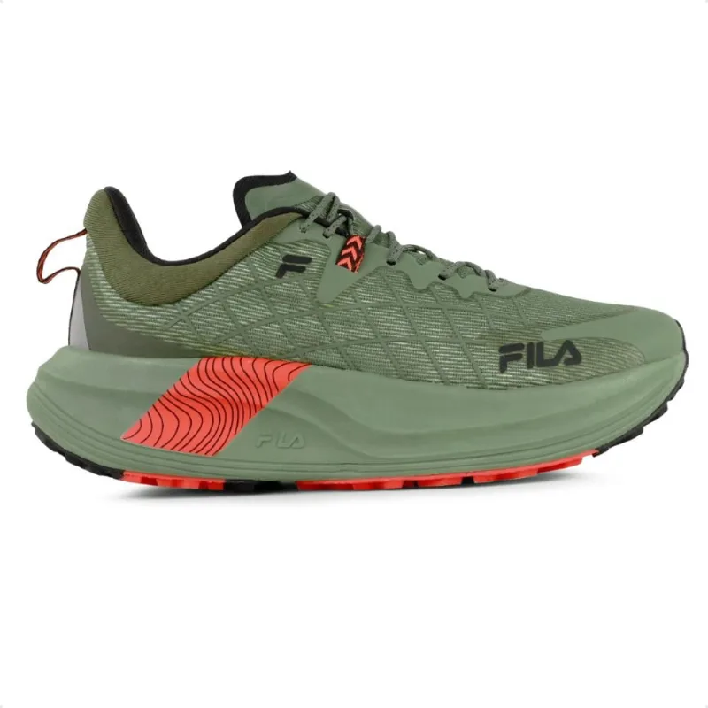 Tênis Fila Racer Skytrail Masculino 45 / Verde / Coral