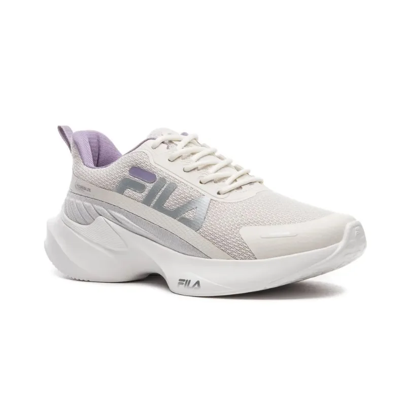 Tênis Esportivo Fem Fila Progress Lite Branco/Prata 1250715 35 / Branco