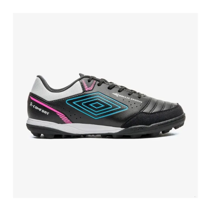 Chuteira Society N°38 Umbro X-comfort Azul E Branco (MP)