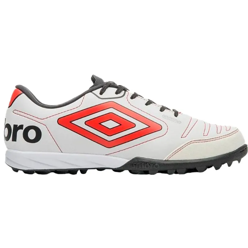 Chuteira Society N°41 Umbro Class+ Branco E Vermelho (MP)