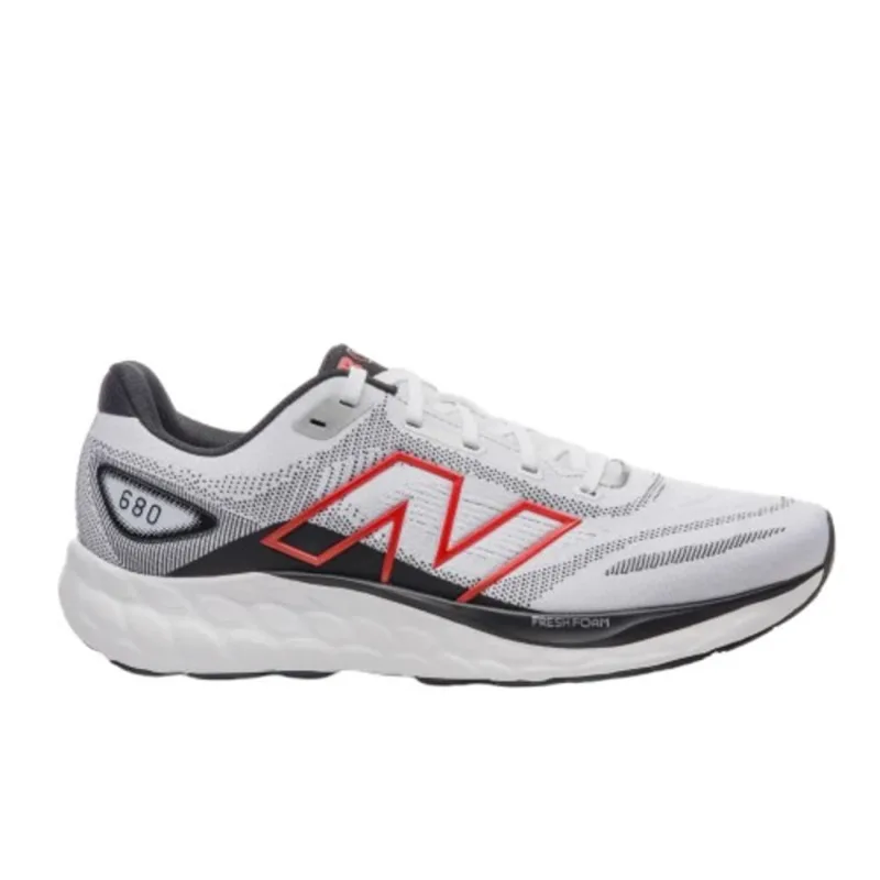 Tênis New Balance 680v8 Branco Cinza-masculino