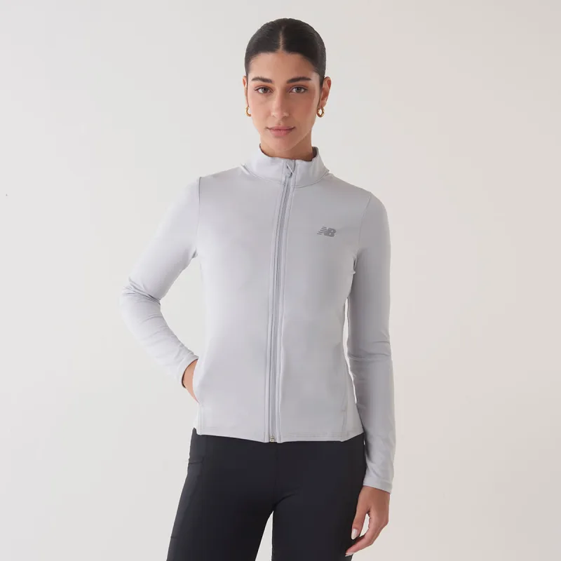 Jaqueta Mesclado Performance Feminina - New Balance - Confecção