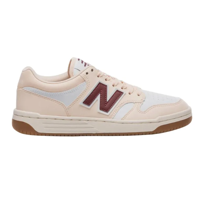 Tenis New Balance 480 Low Rosa Claro/branco/vinho 041