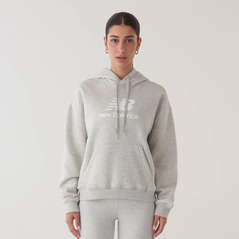 Casaco Com Capuz Com Felpa Essentials Basic Feminino - New Balance