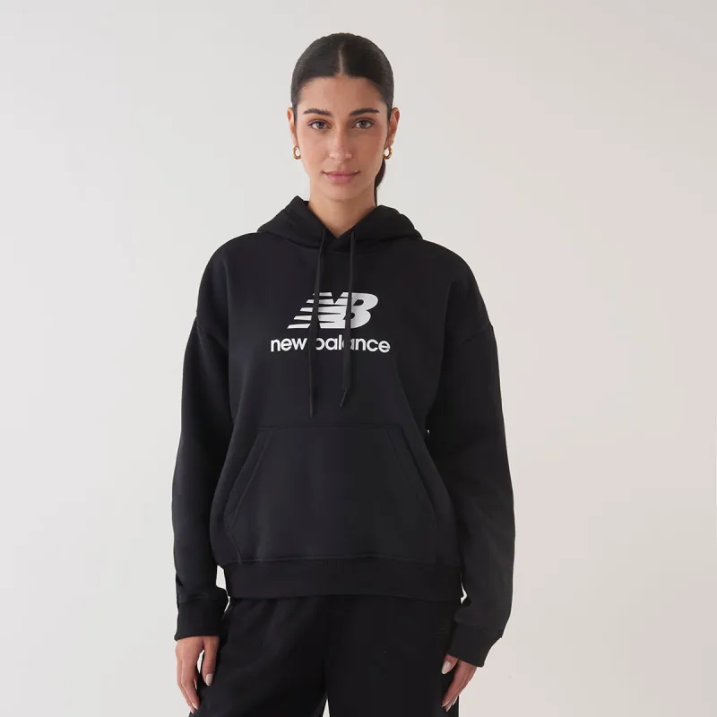 Casaco Com Capuz Felpa Essentials Basic Feminino - New Balance