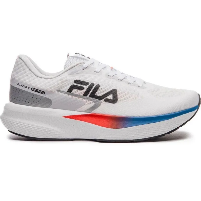 Tenis Fila Racer Fastpace Branco/vermelho/azul Roxeado 041