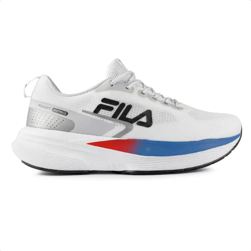 Tênis Fila Racer Fastpace Feminino 34 / Branco / Cinza Claro