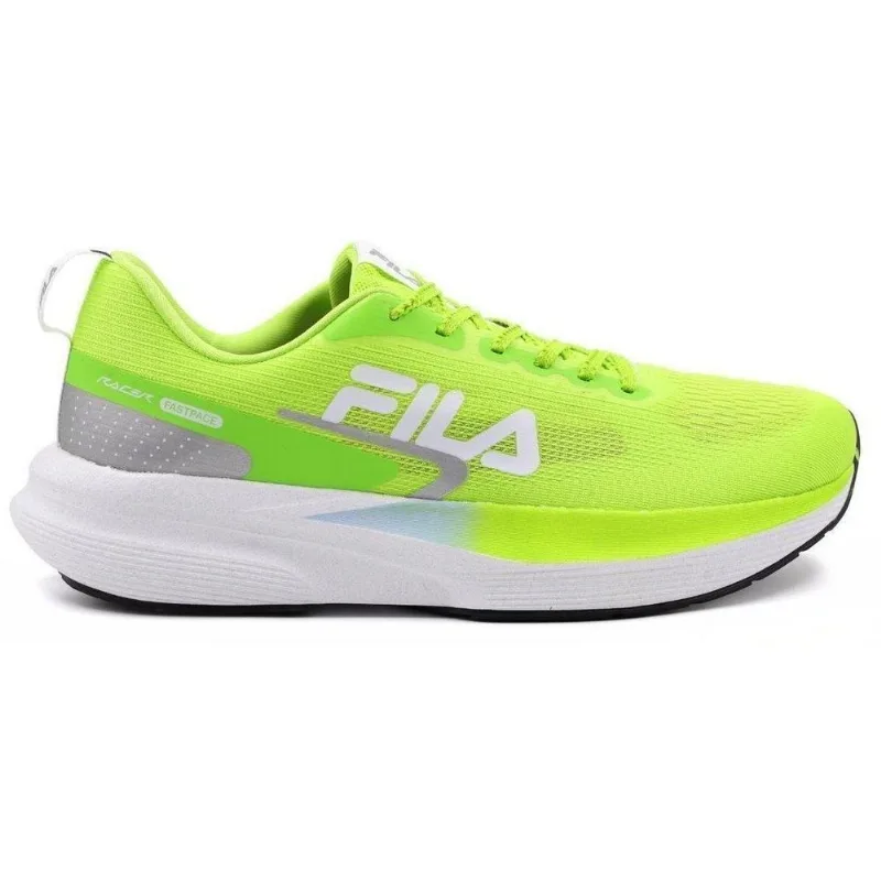 Tenis Fila Racer Fastpace Verde Limao/azul Aqua/branco 37