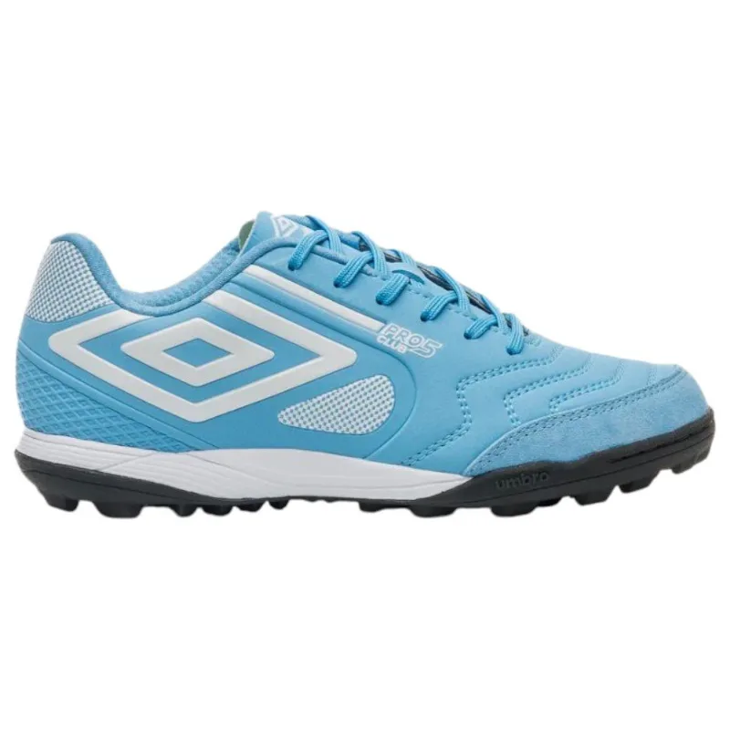Chuteira Society N° 42 Umbro Pro 5 Bump Club Azul E Branco (MP)