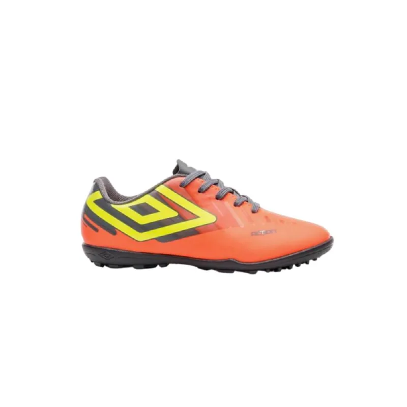 Chuteira Umbro Society Action Jr Coral/grafite/limao 028
