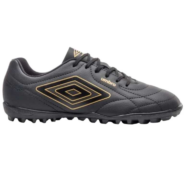Chuteira Umbro Society Class Footballer Preto/dourado 037