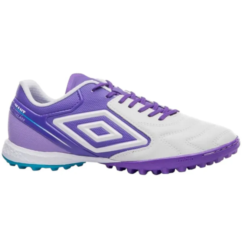 Chuteira Society N° 38 Umbro Adamant Master Class Premier Branco Roxo (MP)