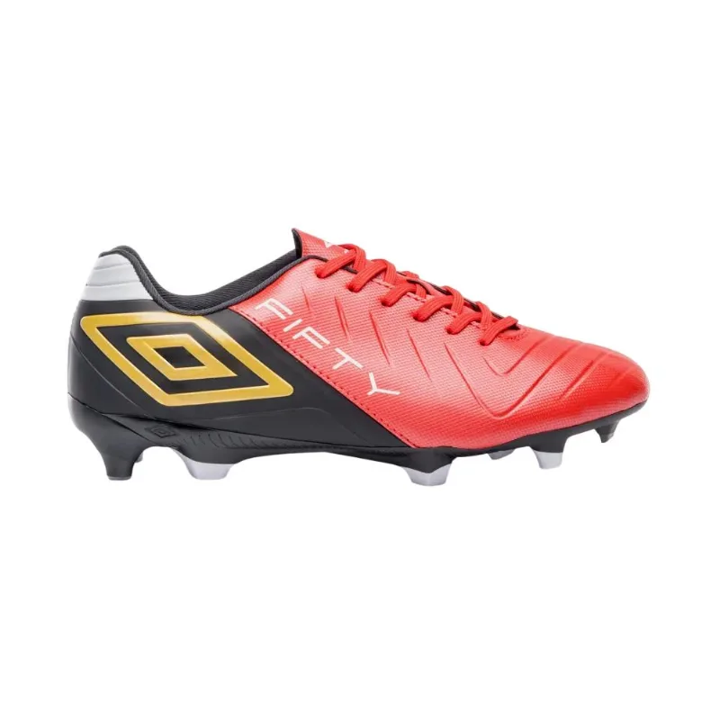 Chuteira Umbro Campo Fifty Vi Vermelho/preto/branco 040