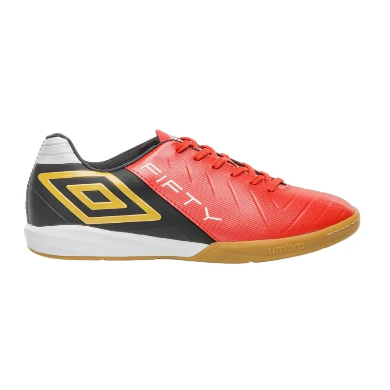 Chuteira Umbro Futsal Fifty Vi Vermelho/preto/branco 043