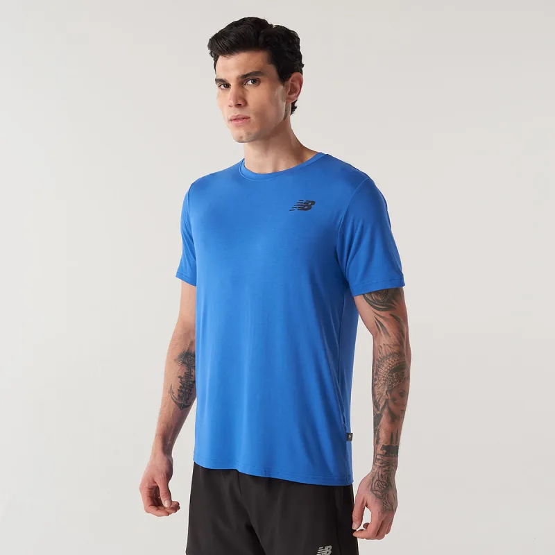 Camiseta Active Logo Masculina - New Balance - Confecção