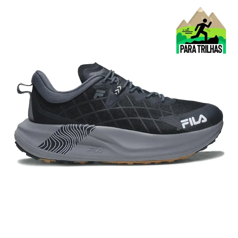Tênis Fila Racer Skytrail Masculino 43 / Preto / Cinza