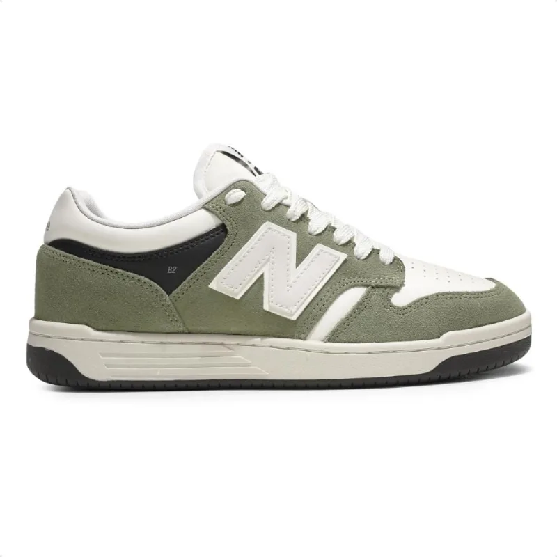 Tênis New Balance 480 Low Unissex 44. / Verde / Branco