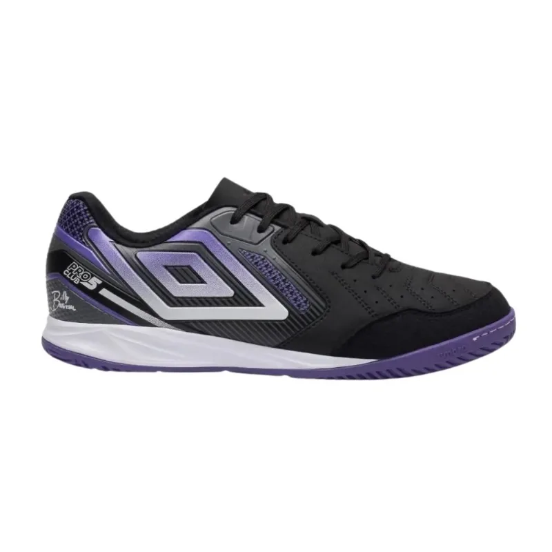 Chuteira Futsal N°42 Umbro Pro 5 Bump Club Roxo (MP)