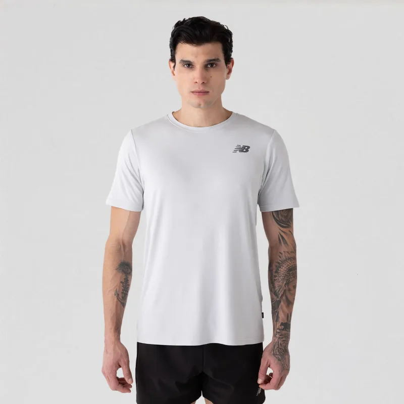 Camiseta Active Logo Masculina - New Balance - Confecção
