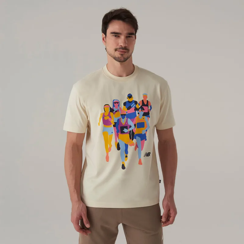 Camiseta Athletics System That Runs Masculina - New Balance - Confecção