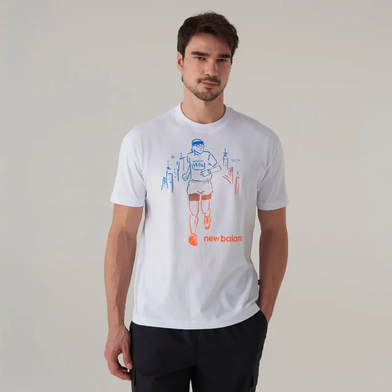 Camiseta Before And After Masculina - New Balance - Confecção