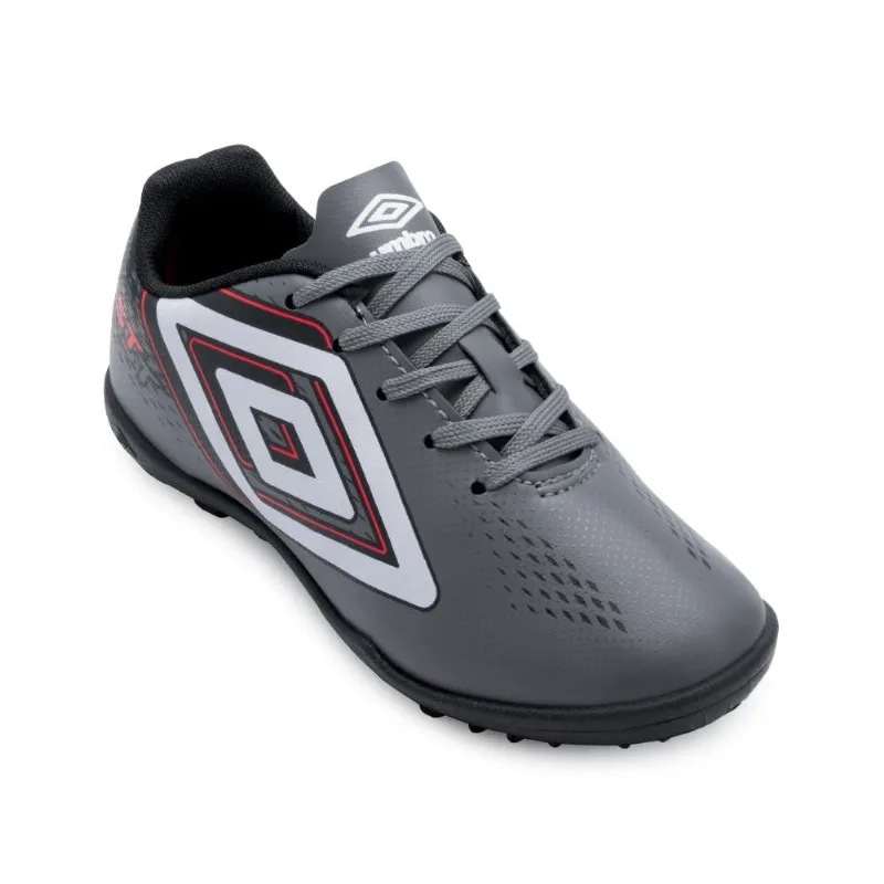 Chuteira Umbro Society GP Fast II Jr Juvenil UM26 32 / Grafite/Preto