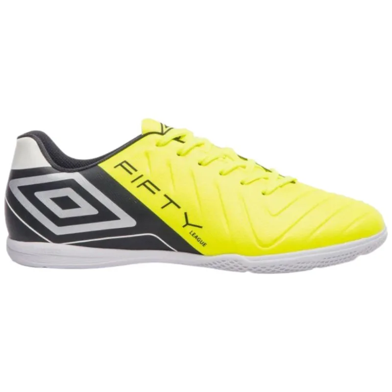Chuteira Futsal N° 40 Umbro Fifty VI League Limão Preto (MP)