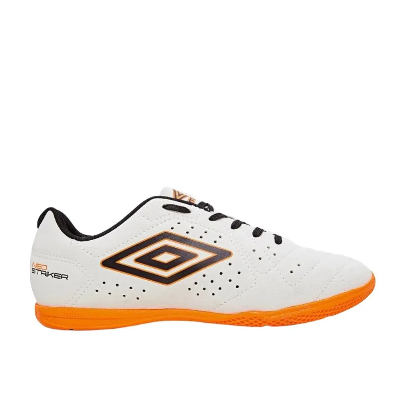 Chuteira Futsal N°43 Umbro Neo Striker Branco (MP)