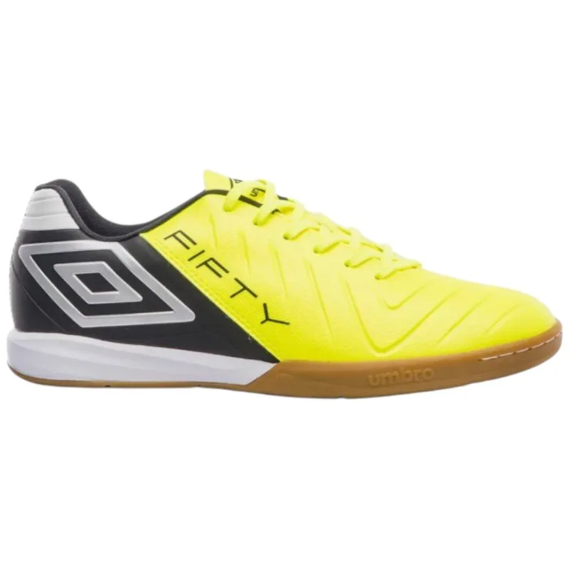 Chuteira Futsal N° 43 Umbro Fifty VI Limão Preto (MP)