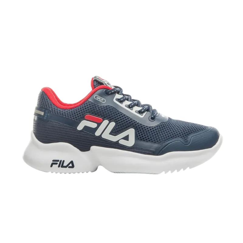 Tenis Fila Split Vlc Infantil Marinho/prata/vermelho 31