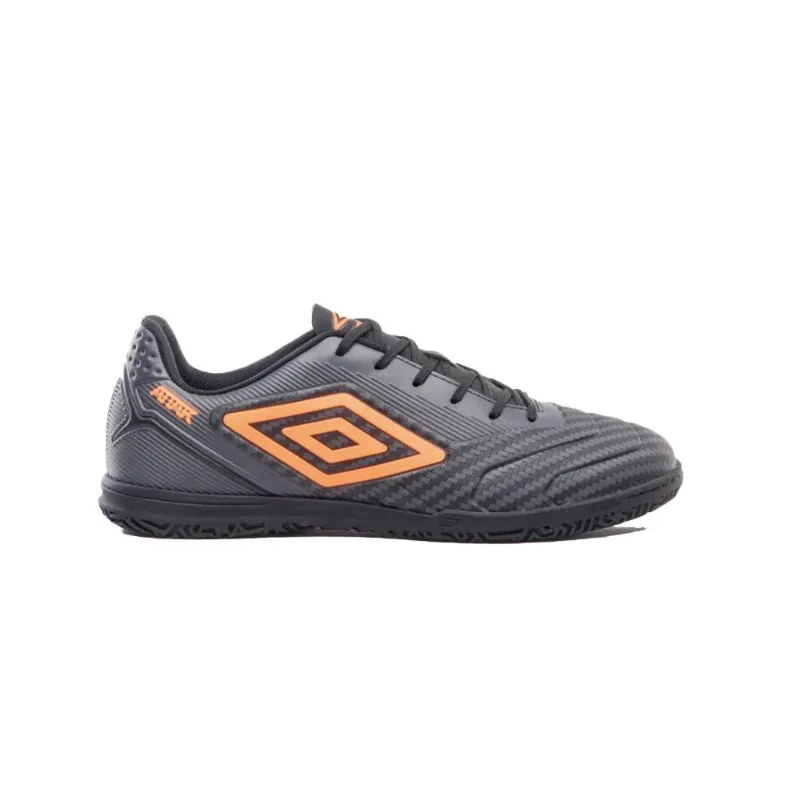 Chuteira Futsal N°41 Umbro Attak III Preto Grafite (MP)