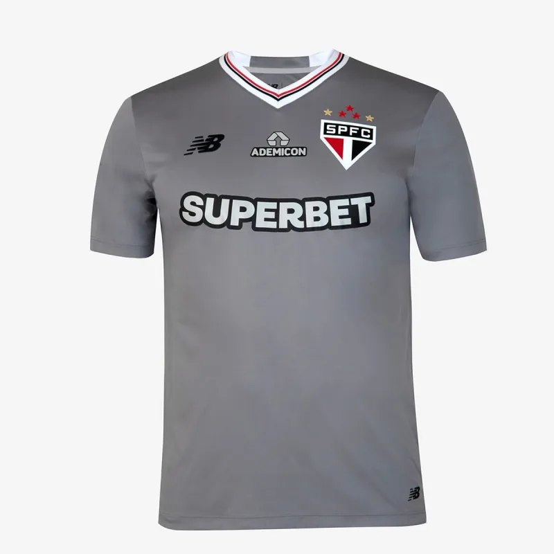 Camisa SPFC 2025 Grey Days Masculina - New Balance