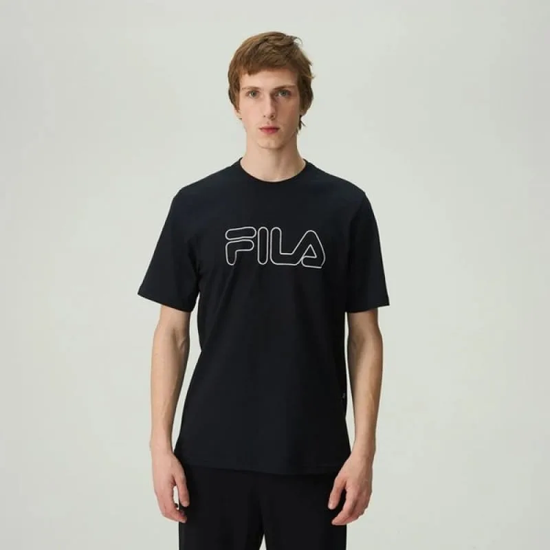Camiseta Fila Regular Letter Outline Masculina - Fila - Moda