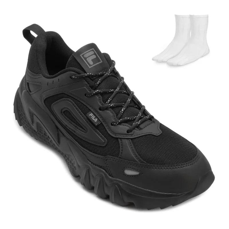 Tênis Fila PG Venture Tracer Lite e Meia FL26 40 / Preto/Grafite