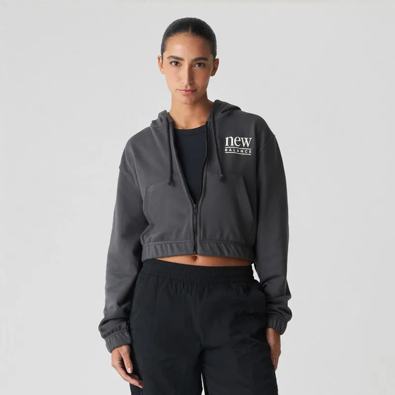 Jaqueta Reimagined Full Zip (Sem Felpa) Feminina - New Balance - Confecção