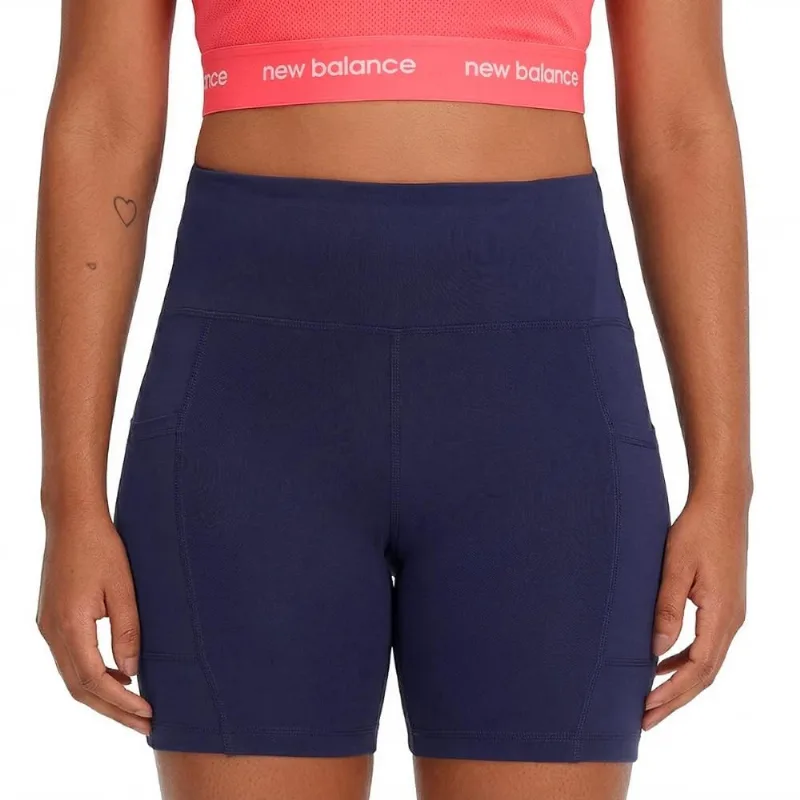 Bermuda New Balance RC Elite Storage 6 Feminina P / Roxo