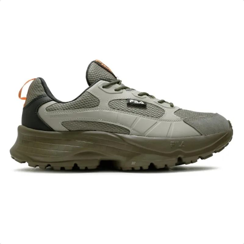 Tênis Fila Destroyer Masculino 43 / Verde / Laranja